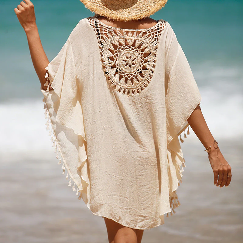 Barefoot Dreams: Beach Sun Protection Cover-Up In Pearl - Image 6