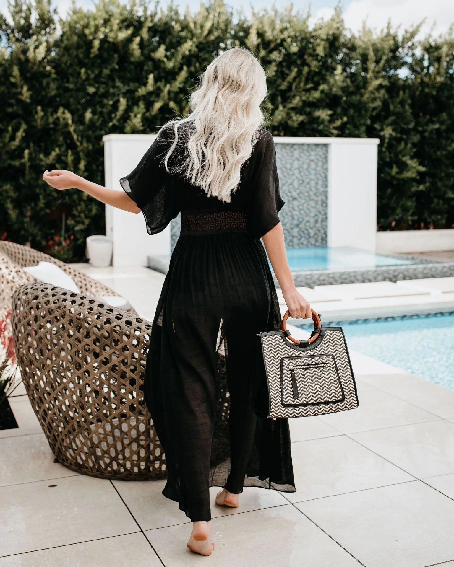 Beach Vacation Kimonos Long Sun Protection Cover Ups - Image 11