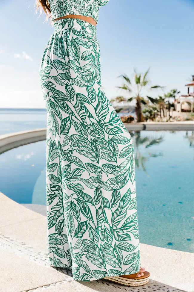 Boho Floral Two Piece Pant Sets In Turquoise - Image 7