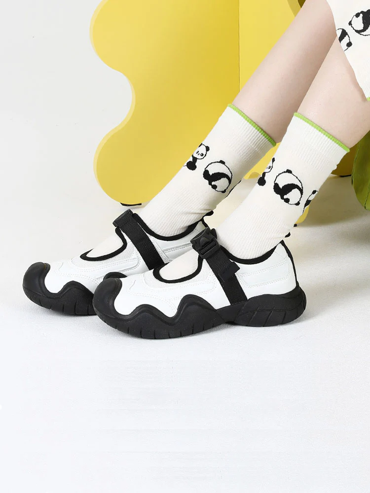 Cartoon Panda Pattern Cotton Socks - Image 5
