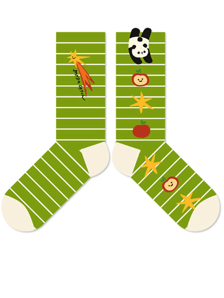 Cartoon Panda Pattern Socks - Image 10