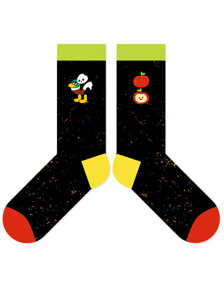 Cartoon Panda Pattern Socks - Image 11