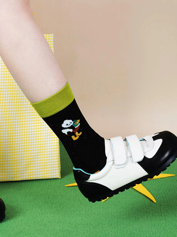 Cartoon Panda Pattern Socks - Image 7