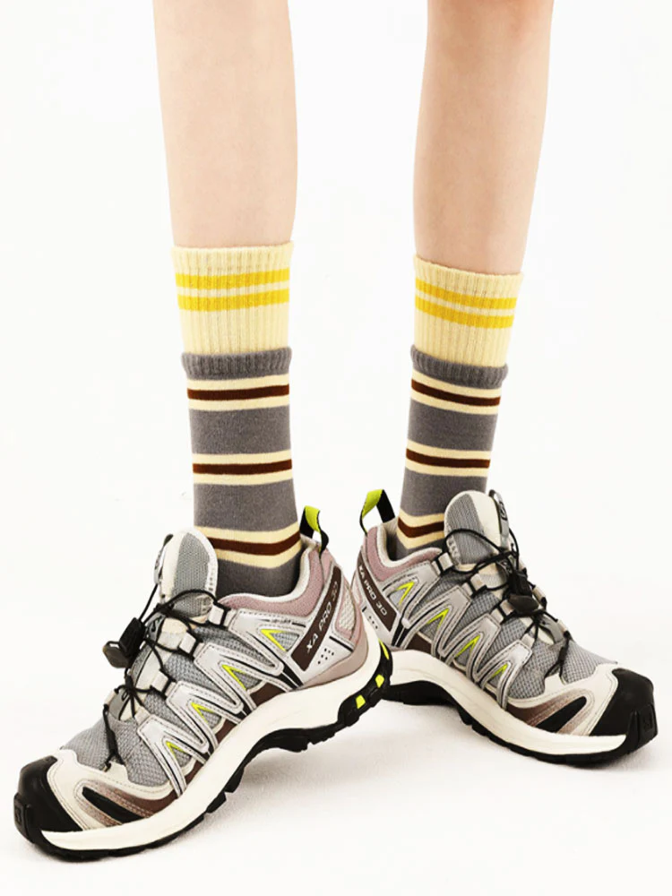 Colorful Striped Cotton Socks - Image 4
