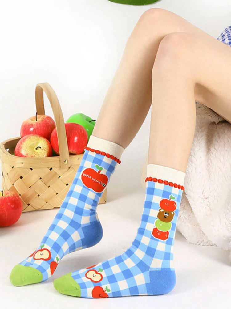 Cute Bear Cartoon Socks - Image 3