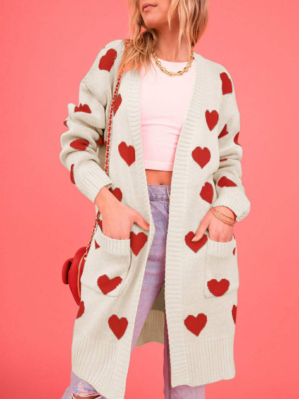 Heart Knit Cardigan - Image 16