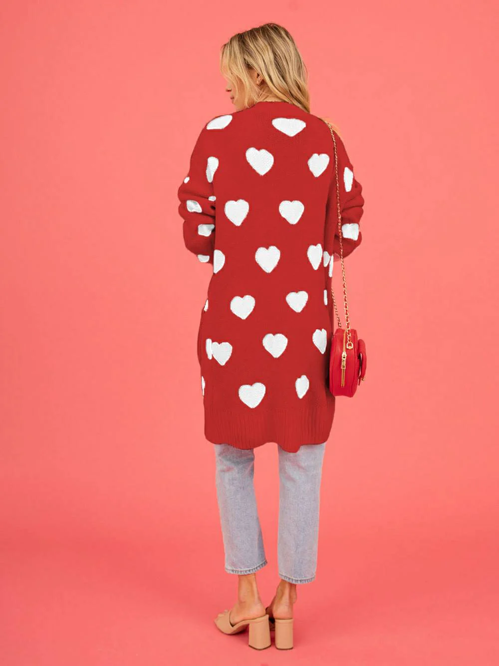 Heart Knit Cardigan - Image 5