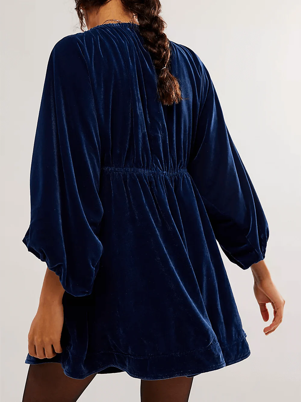 Portia Velvet Mini Dress - Image 6