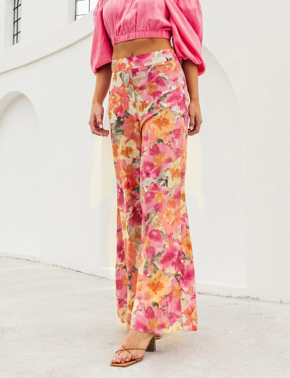 Tillie Wide Leg Pants – Alannah Print - Image 4