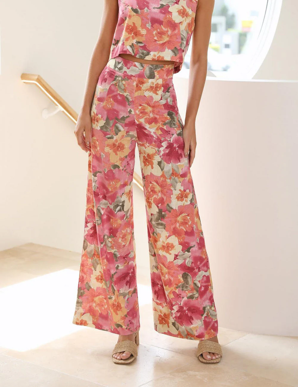 Tillie Wide Leg Pants – Alannah Print - Image 5