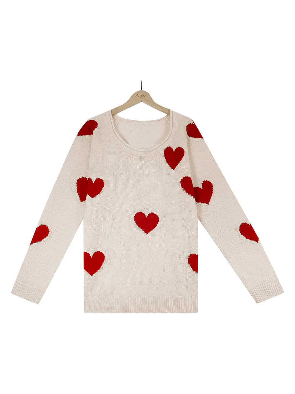 Valentine's Day V-Neck Knit Sweater - Image 16