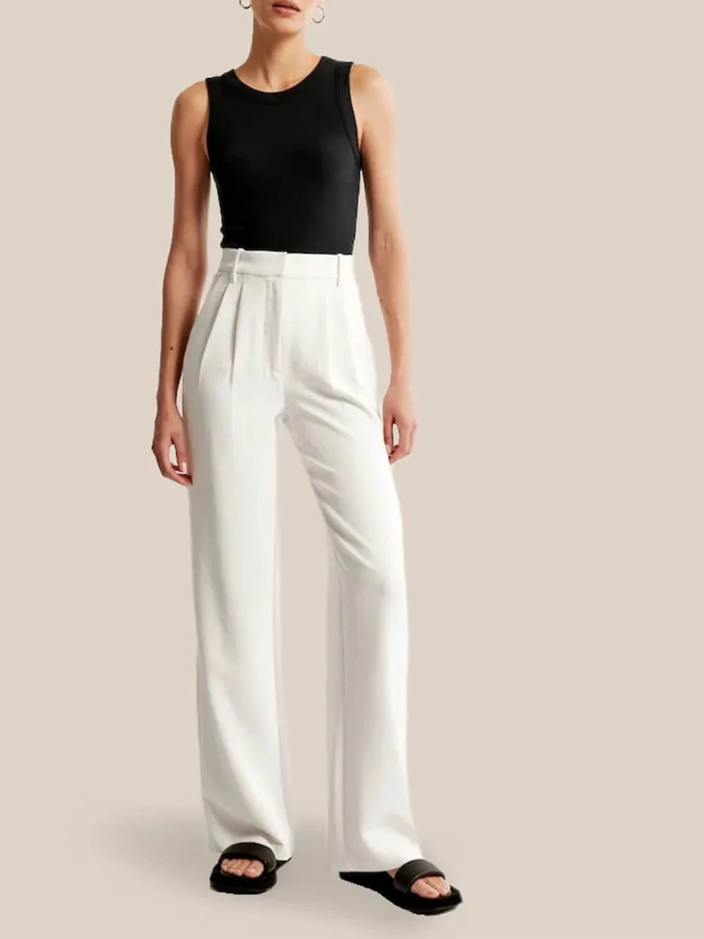 Wide Leg Tailored Pants - Image 6