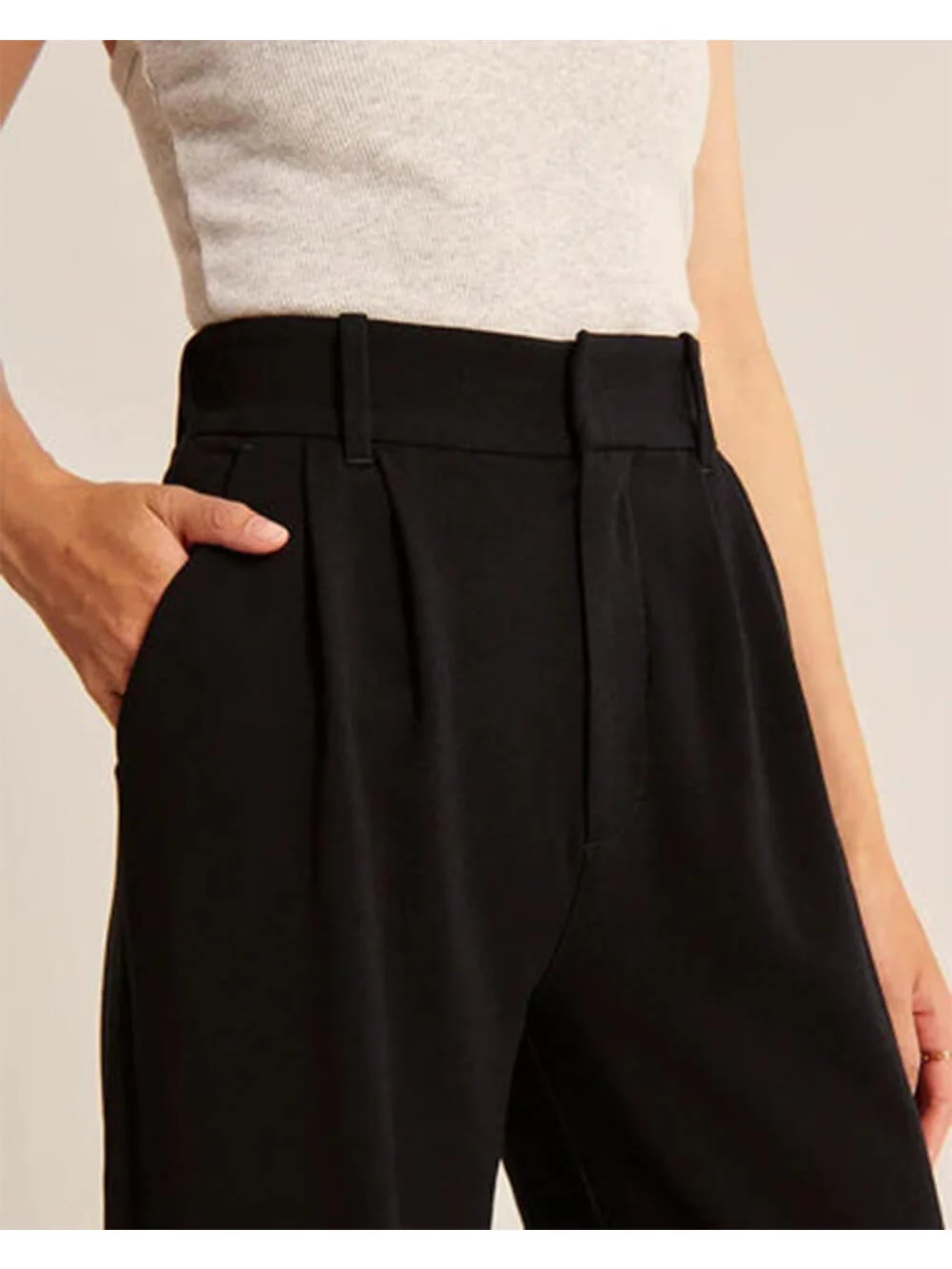 Wide Leg Tailored Pants - Image 8