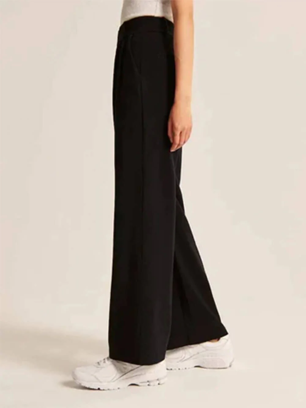 Wide Leg Tailored Pants - Image 9
