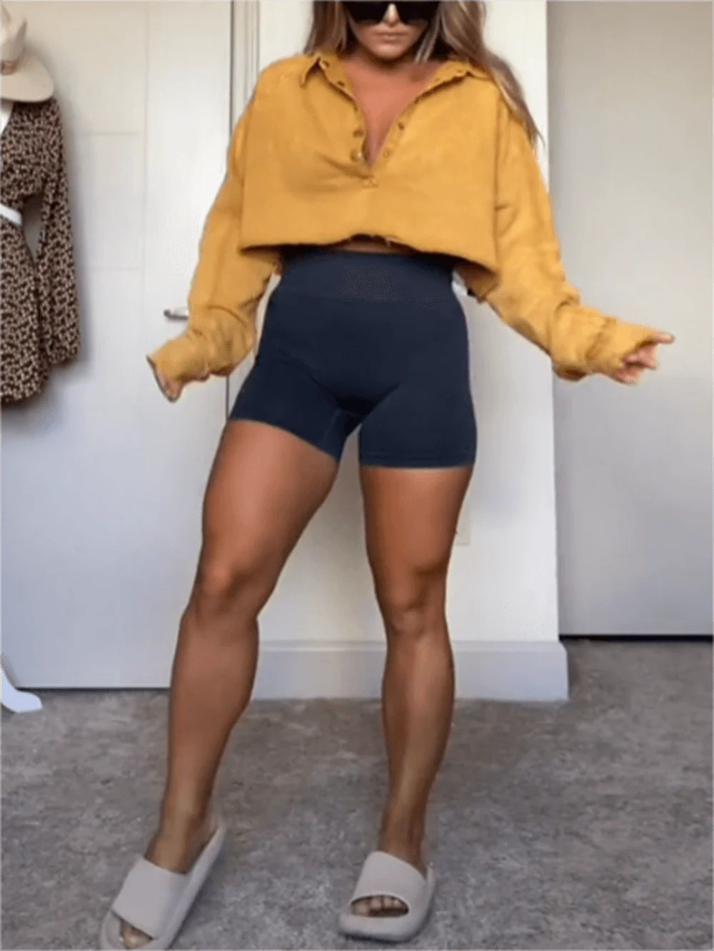 Playoff Cropped Pullover - Ivory - Image 9